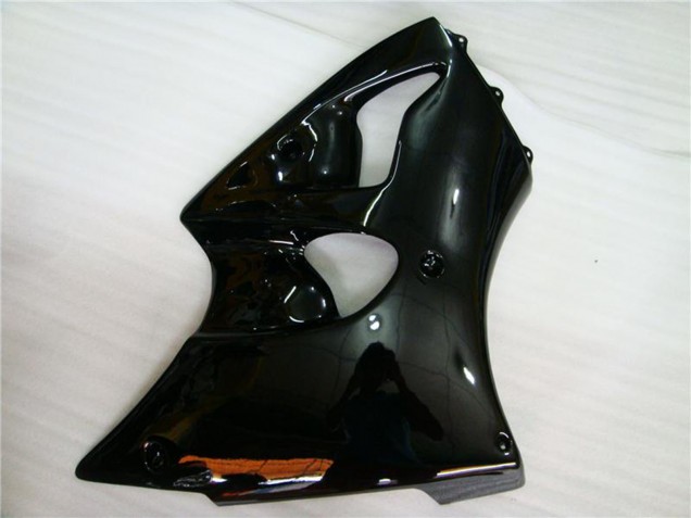 2000-2002 Glossy Black Kawasaki ZX6R Motorcycle Fairings UK Stores