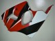 2000-2002 White Red Glossy Black Kawasaki ZX6R Motorcycle Fairings UK Stores