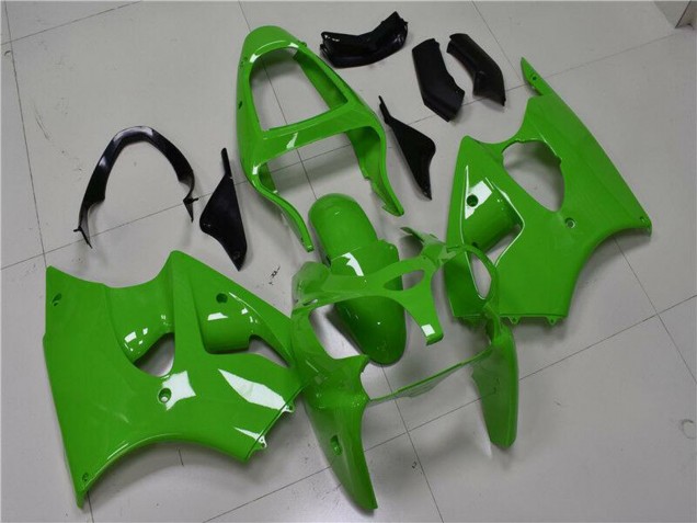 2000-2002 Green Black Kawasaki ZX6R Motorcycle Fairings UK Stores