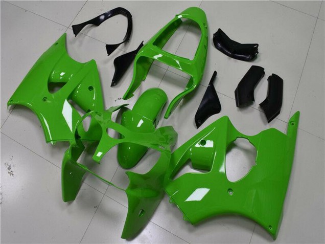 2000-2002 Green Black Kawasaki ZX6R Motorcycle Fairings UK Stores
