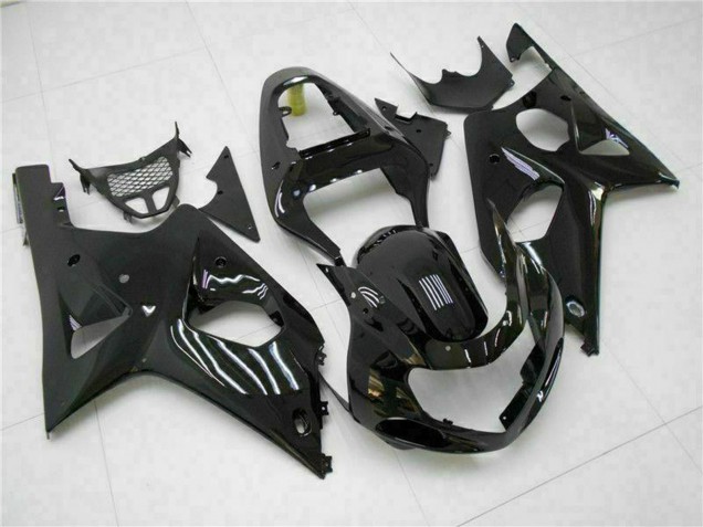 2000-2002 Glossy Black Suzuki GSXR 1000 Motorcycle Fairings UK Stores