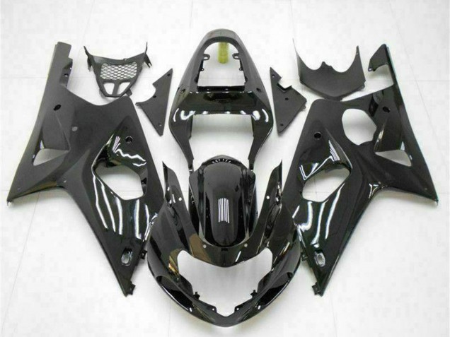 2000-2002 Glossy Black Suzuki GSXR 1000 Motorcycle Fairings UK Stores