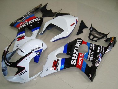 2000-2002 White Blue Black Red Motul Suzuki GSXR 1000 Motorcycle Fairings UK Stores