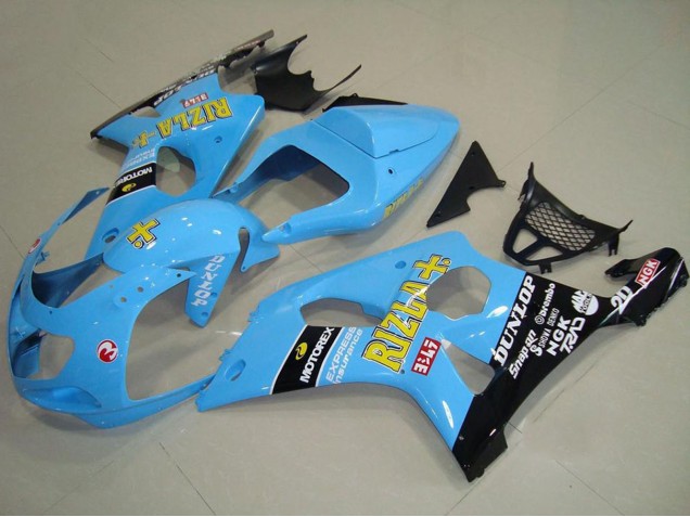 2000-2002 Light Blue Yellow Black Rizla Suzuki GSXR 1000 Motorcycle Fairings UK Stores