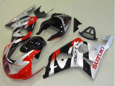 2000-2002 Silver Red Glossy Black Suzuki GSXR 1000 Motorcycle Fairings UK Stores
