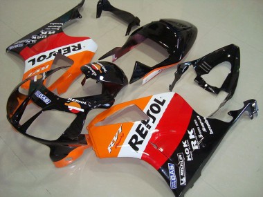 2000-2006 Orange White Red Glossy Black Repsol Honda VTR1000 Motorcycle Fairings UK Stores