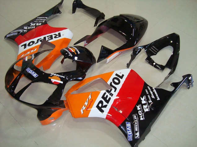2000-2006 Orange White Red Glossy Black Repsol Honda VTR1000 Motorcycle Fairings UK Stores