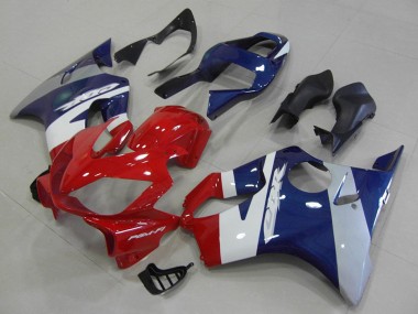 2001-2003 White Blue Red Honda CBR600 F4i Motorcycle Fairings UK Stores