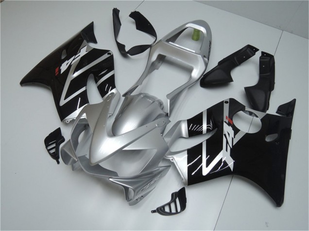 2001-2003 Silver Glossy Black Honda CBR600 F4i Motorcycle Fairing UK Stores