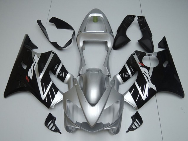 2001-2003 Silver Glossy Black Honda CBR600 F4i Motorcycle Fairing UK Stores