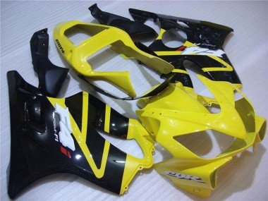 2001-2003 Yellow Glossy Black Honda CBR600 F4i Motorcycle Fairing UK Stores