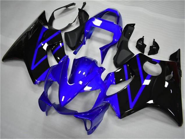 2001-2003 Blue Glossy Black Honda CBR600 F4i Motorcycle Fairing UK Stores