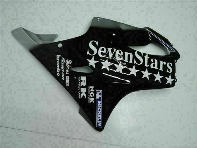 2001-2003 Glossy Black Silver SevenStars Honda CBR600 F4i Motorcycle Fairings UK Stores
