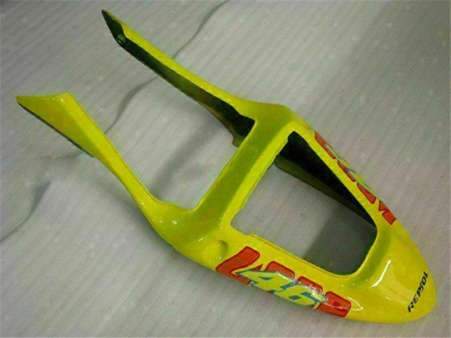 2001-2003 Yellow Orange Glossy Black Rossi 46 Honda CBR600 F4i Motorcycle Fairings UK Stores