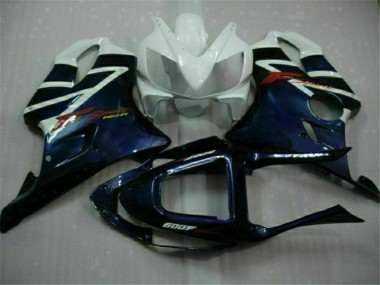 2001-2003 White Blue Black Stripe Honda CBR600 F4i Motorcycle Fairings UK Stores