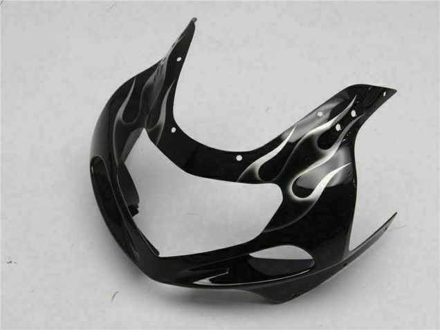 2001-2003 Glossy Black Silver Flame Suzuki GSXR 600/750 Motorcycle Fairings UK Stores