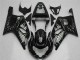 2001-2003 Glossy Black Silver Flame Suzuki GSXR 600/750 Motorcycle Fairings UK Stores
