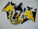 2001-2003 Yellow Dark Blue Glossy Black Suzuki GSXR 600/750 Motorcycle Fairings UK Stores