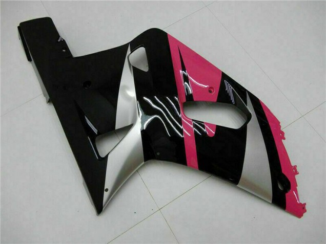 2001-2003 Pink Silver Glossy Black Suzuki GSXR 600/750 Motorcycle Fairings UK Stores