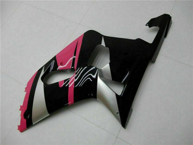 2001-2003 Pink Silver Glossy Black Suzuki GSXR 600/750 Motorcycle Fairings UK Stores