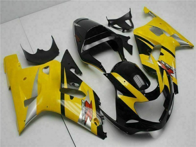 2001-2003 Yellow Black Suzuki GSXR 600/750 Motorcycle Fairings UK Stores