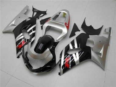2001-2003 Silver Glossy Black Red Suzuki GSXR 600/750 Motorcycle Fairings UK Stores