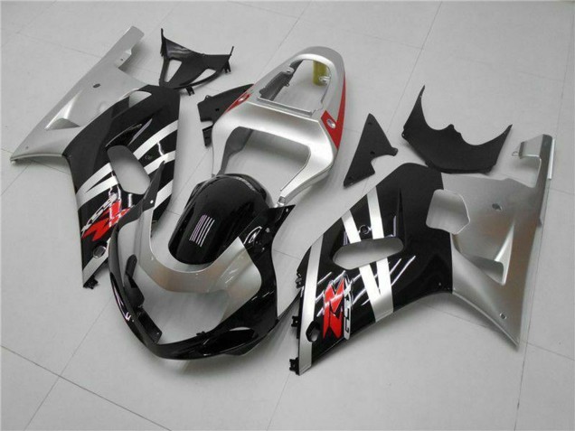 2001-2003 Silver Glossy Black Red Suzuki GSXR 600/750 Motorcycle Fairings UK Stores