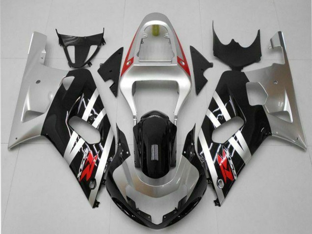 2001-2003 Silver Glossy Black Red Suzuki GSXR 600/750 Motorcycle Fairings UK Stores