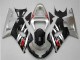 2001-2003 Silver Glossy Black Red Suzuki GSXR 600/750 Motorcycle Fairings UK Stores