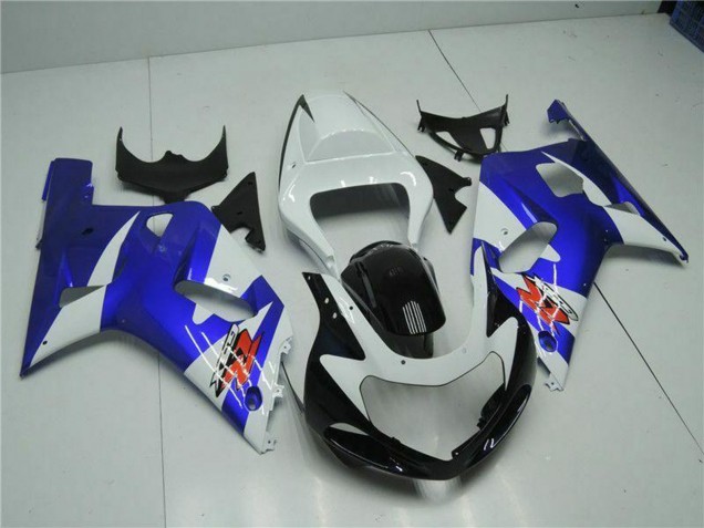 2001-2003 White Blue Black Suzuki GSXR 600/750 Motorcycle Fairings UK Stores