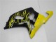 2001-2003 Glossy Black Yellow Flame Suzuki GSXR 600/750 Motorcycle Fairings UK Stores