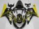 2001-2003 Glossy Black Yellow Flame Suzuki GSXR 600/750 Motorcycle Fairings UK Stores