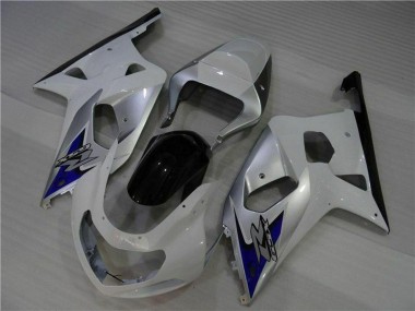 2001-2003 White Silver Blue Black Suzuki GSXR 600/750 Motorcycle Fairings UK Stores