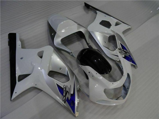2001-2003 White Silver Blue Black Suzuki GSXR 600/750 Motorcycle Fairings UK Stores