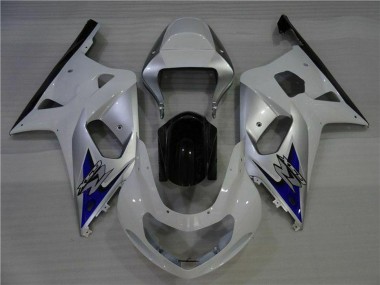 2001-2003 White Silver Blue Black Suzuki GSXR 600/750 Motorcycle Fairings UK Stores