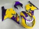 2001-2003 Yellow Purple Suzuki GSXR 600/750 Motorcycle Fairings UK Stores