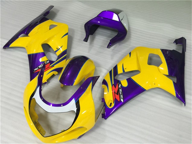 2001-2003 Yellow Purple Suzuki GSXR 600/750 Motorcycle Fairings UK Stores