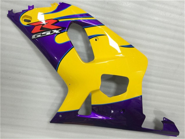 2001-2003 Yellow Purple Suzuki GSXR 600/750 Motorcycle Fairings UK Stores