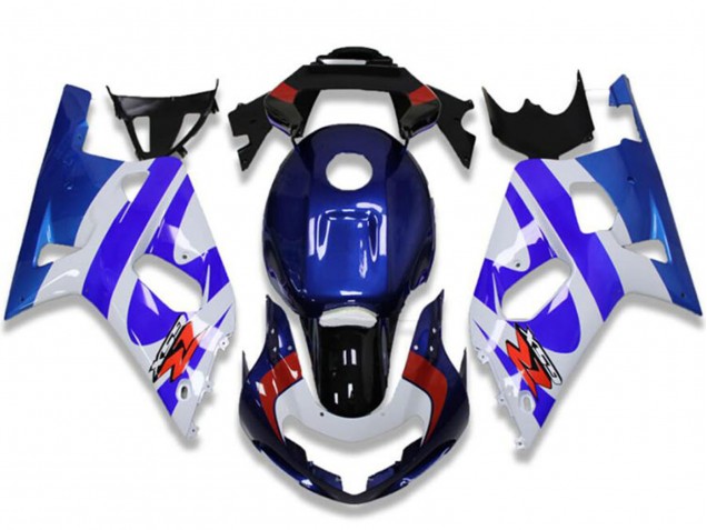 2001-2003 White Blue Red Black Suzuki GSXR 600/750 Motorcycle Fairings UK Stores