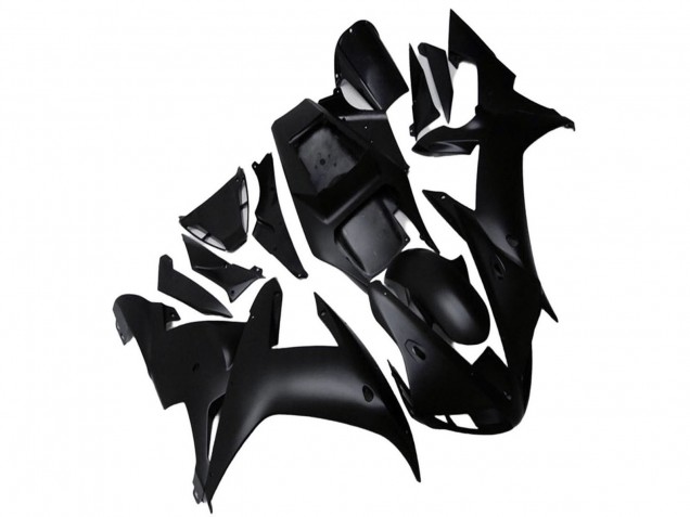2002-2003 Matte Black Yamaha YZF R1 Motorcycle Fairings UK Stores