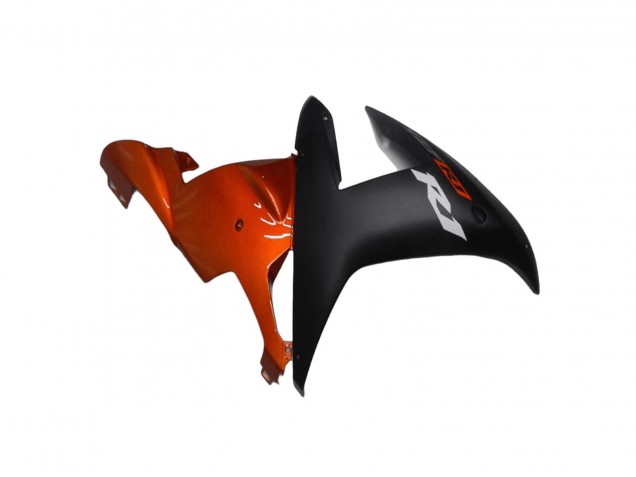 2002-2003 Orange Matte Black Yamaha YZF R1 Motorcycle Fairings UK Stores