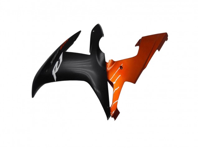 2002-2003 Orange Matte Black Yamaha YZF R1 Motorcycle Fairings UK Stores