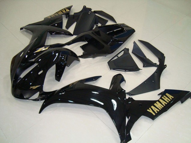 2002-2003 Glossy Black Gold Decals Yamaha YZF R1 Motorcycle Fairings UK Stores