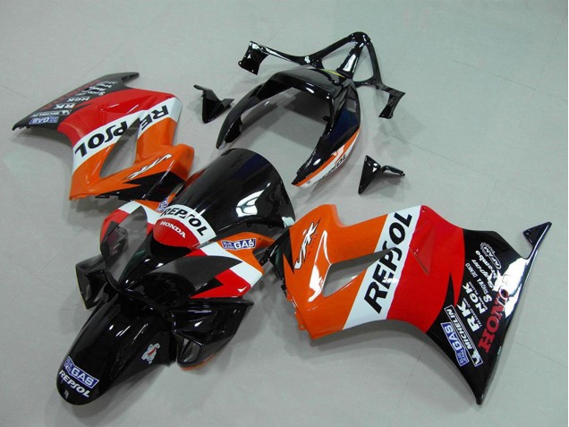 2002-2013 Orange White Red Glossy Black Repsol Honda VFR 800 Motorcycle Fairing UK Stores