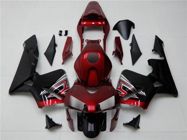 2003-2004 Red Silver Glossy Black Honda CBR600RR Motorcycle Fairing UK Stores