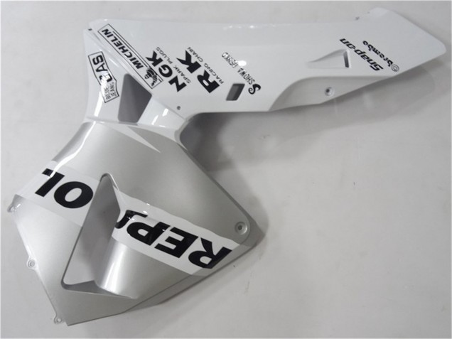 2003-2004 White Silver Black Repsol Honda CBR600RR Motorcycle Fairing UK Stores