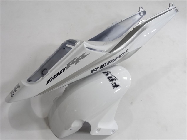 2003-2004 White Silver Black Repsol Honda CBR600RR Motorcycle Fairing UK Stores