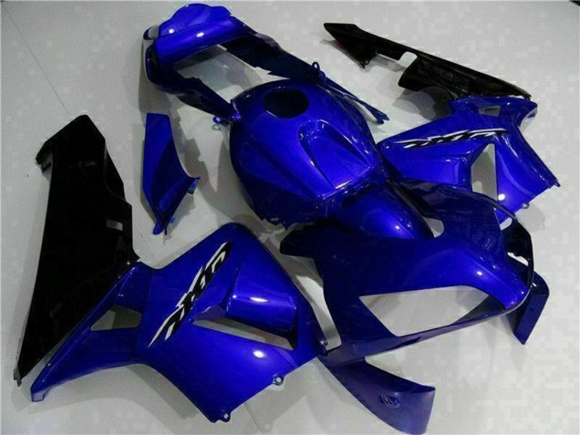2003-2004 Blue Glossy Black Honda CBR600RR Motorcycle Fairing Kits UK Stores