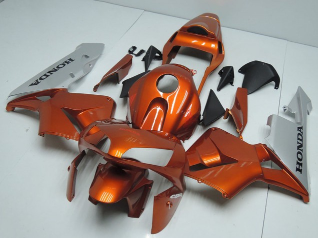 2003-2004 Silver Orange Honda CBR600RR Motorcycle Fairings UK Stores