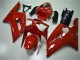 2003-2004 Red Kawasaki ZX6R Motorcycle Fairing Kits UK Stores